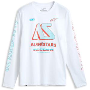 Tričko s dlhým rukávom Alpinestars Ayess CSF biele