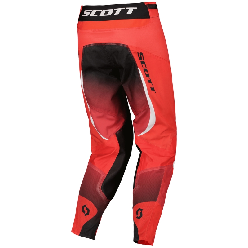 Motokrosové nohavice SCOTT Podium PRO červeno-čierne