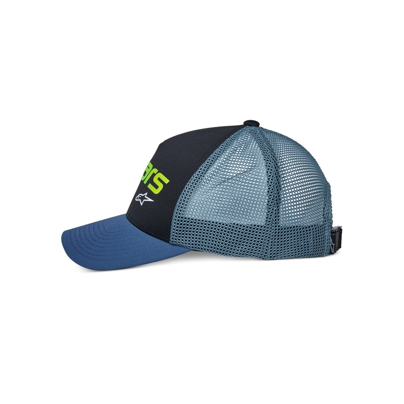 Šiltovka Alpinestars Vital Trucker čierno-modro-zelená