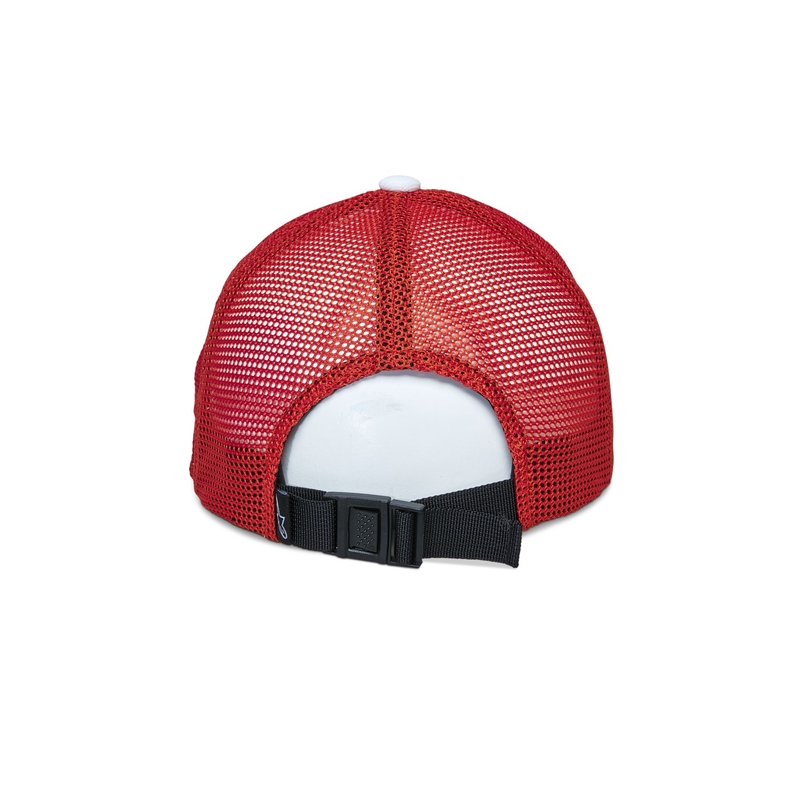 Šiltovka Alpinestars Vital Trucker bielo-hnedo-červeno-oranžová