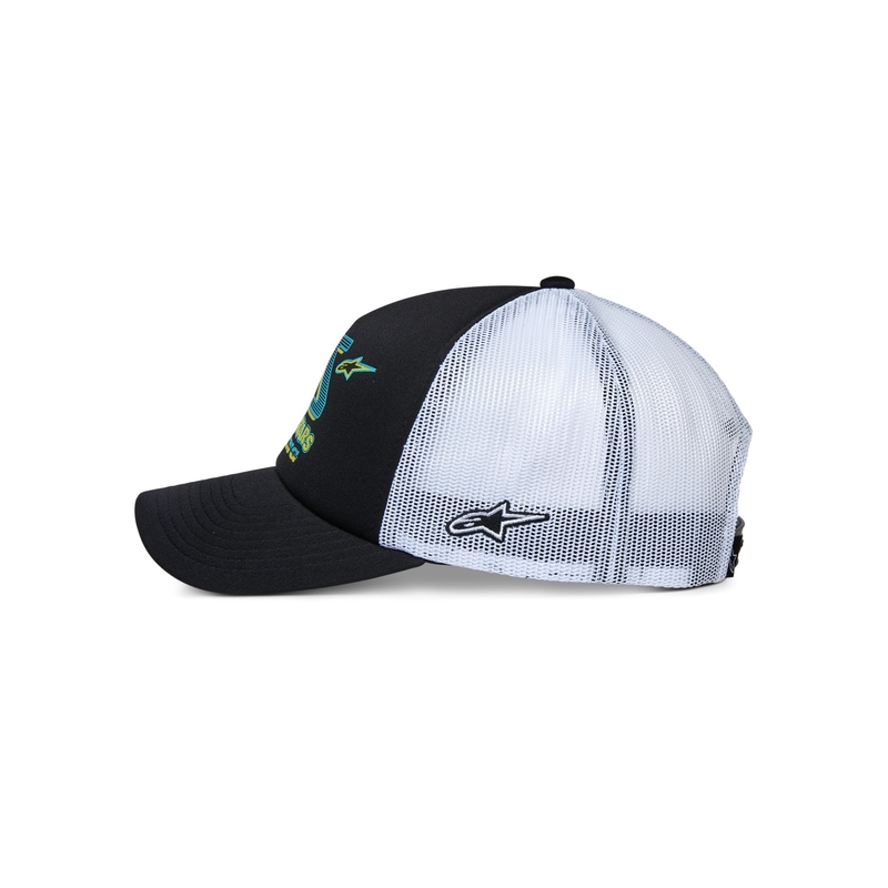 Šiltovka Alpinestars Ayess Trucker čierno-biela