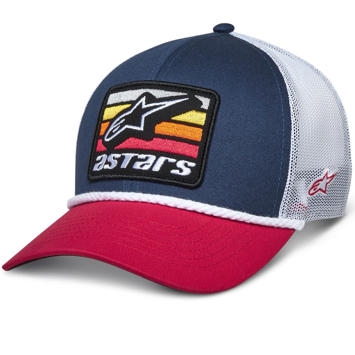 Šiltovka Alpinestars Selica Trucker modro-červeno-biela