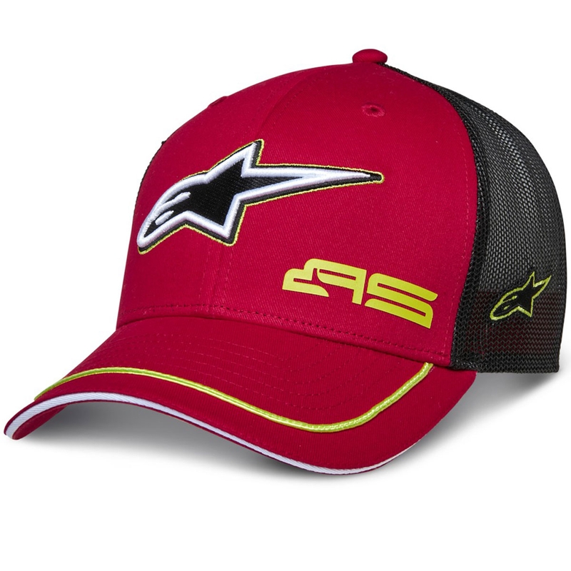 Šiltovka Alpinestars Exceed Trucker červeno-čierna
