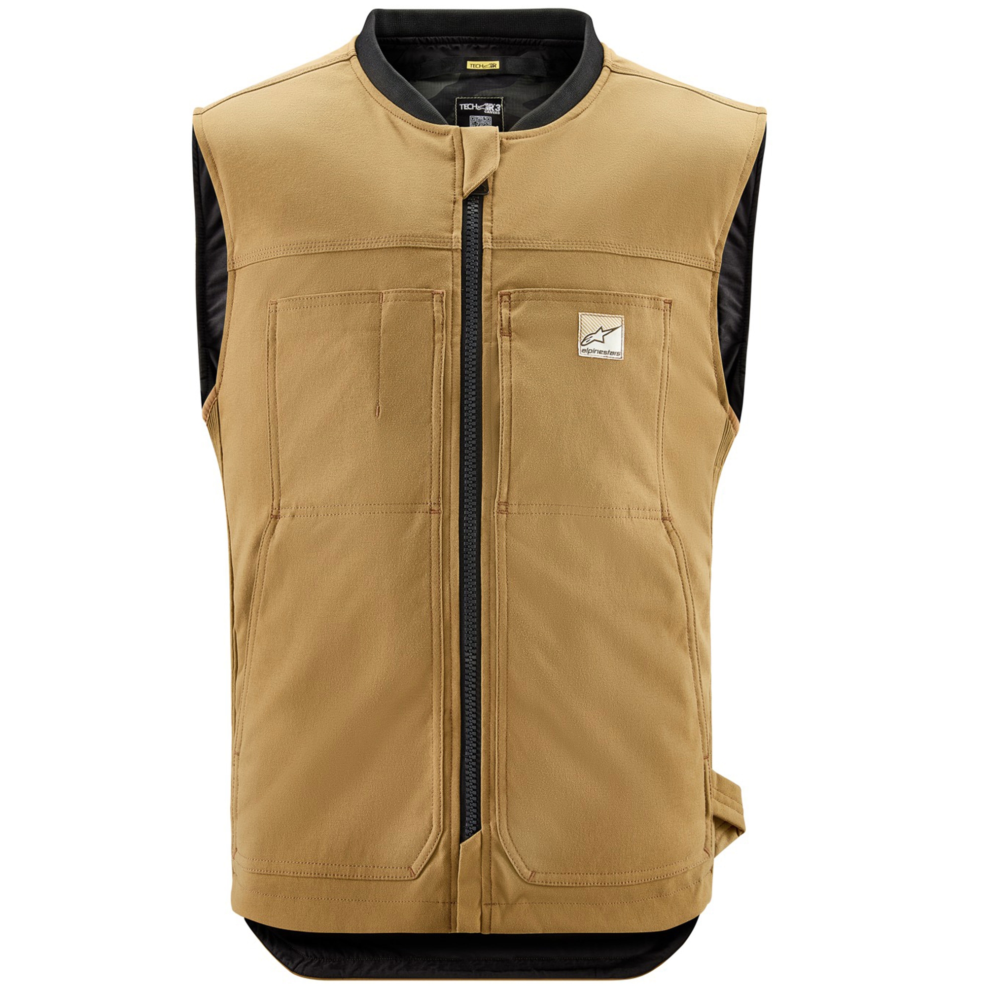 Airbagová vesta Alpinestars Tech-Air®3 V2 Canvas system béžová Veľkosť: S