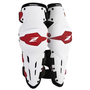 Kolenné chrániče na motorku Zandona X-Treme Kneeguard bielo-červené