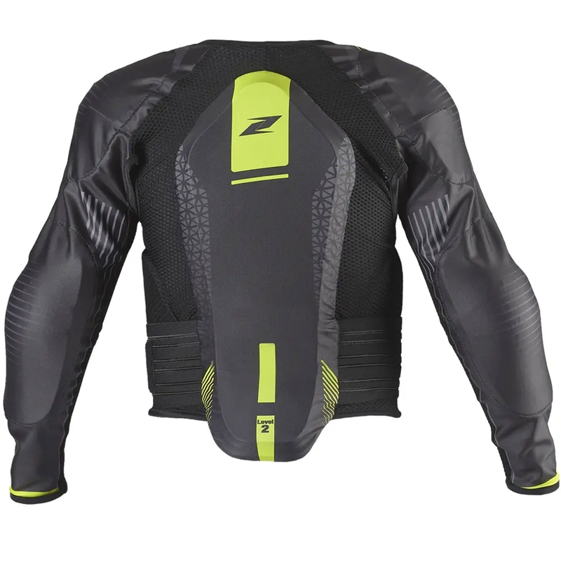 Detský chránič tela Zandona Netcube Jacket X8 čierno-fluo žltý 136 - 150 cm