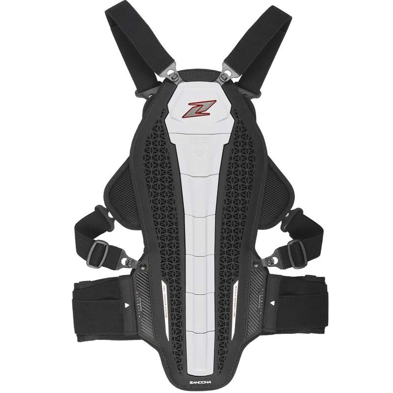 Chránič chrbtice a hrudníka Zandona Hybrid Armour X8 biely 178 - 187 cm