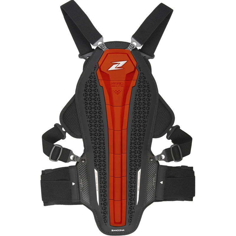 Chránič chrbtice a hrudníka Zandona Hybrid Armour X8 červený 178 - 187 cm