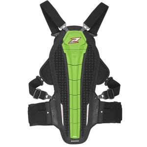 Chránič chrbtice a hrudníka Zandona Hybrid Armour X6 zelený 158 - 167 cm