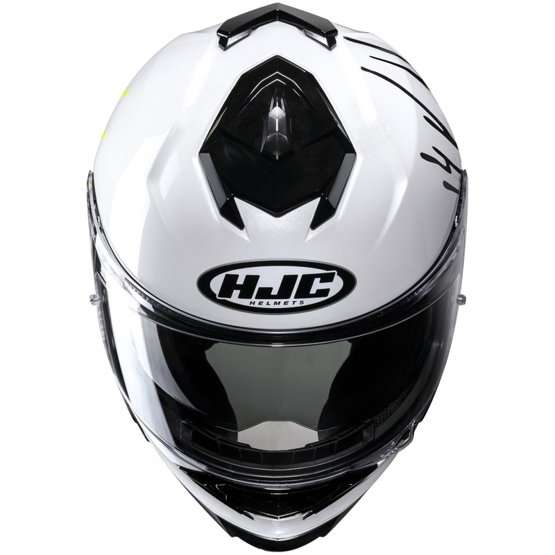 Integrálna prilba na motocykel HJC i71 Celos MC3H bielo-čierno-žltá