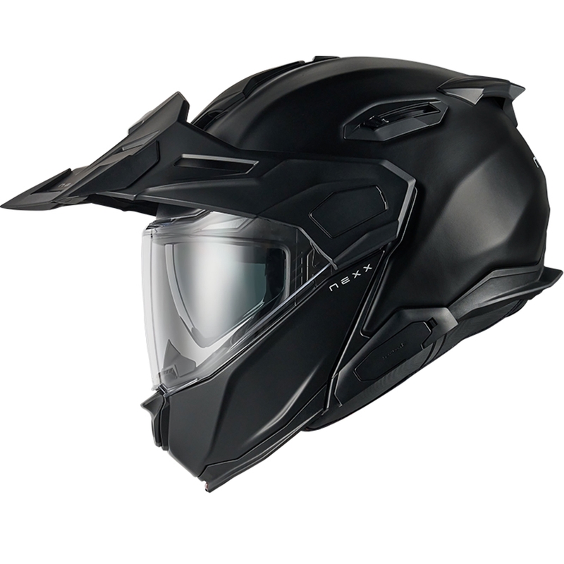 Výklopná helma na motorku Nexx X.Lifecountry Plain matná čierna