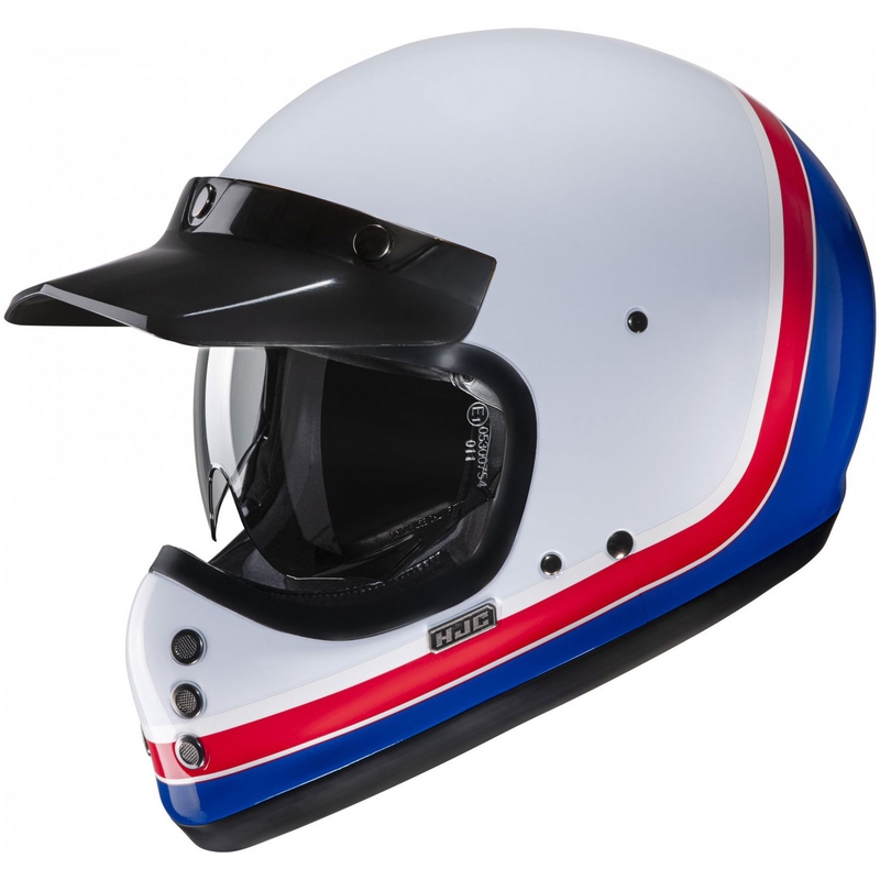 Integrálna prilba na motorku HJC V60 Scoby MC21 bielo-červeno-modrá