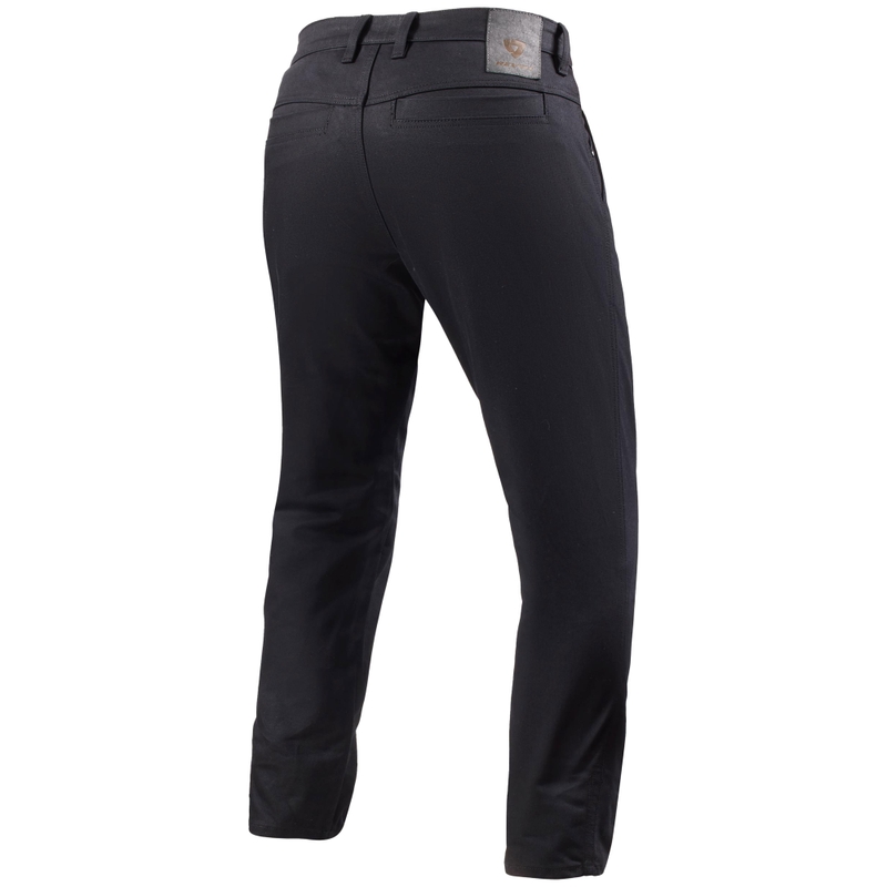 Skrátené nohavice na motorku Revit Chino Dean 2 Tapered čierne