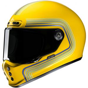 Integrálna prilba na motorku HJC V10 Foni MC3 žlto-modrá