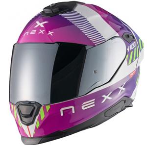 Integrálna helma na motorku NEXX Y.100R Fade fialovo-biela