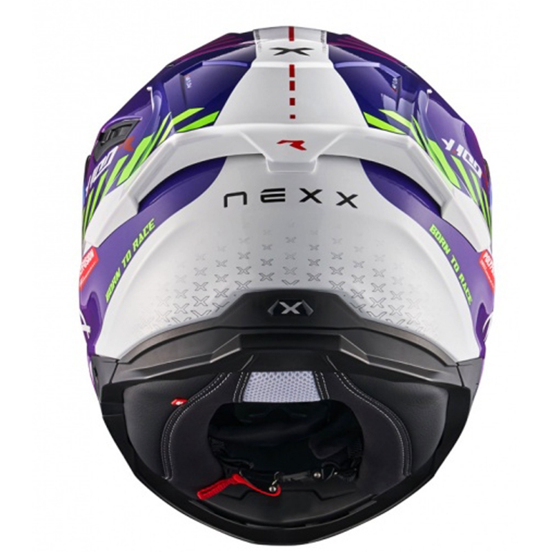 Integrálna helma na motorku NEXX Y.100R Fade fialovo-biela