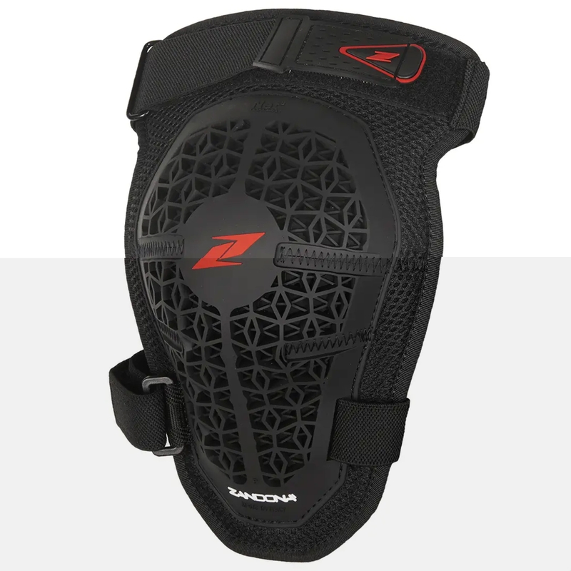 Detské kolenné chrániče na motorku Zandona Netcube Kneeguard čierne