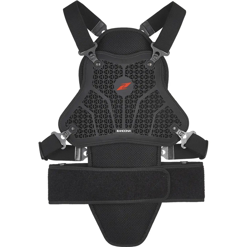 Detský chránič chrbtice a hrudníka Zandona Netcube Armour X9 čierny 151 - 165 cm