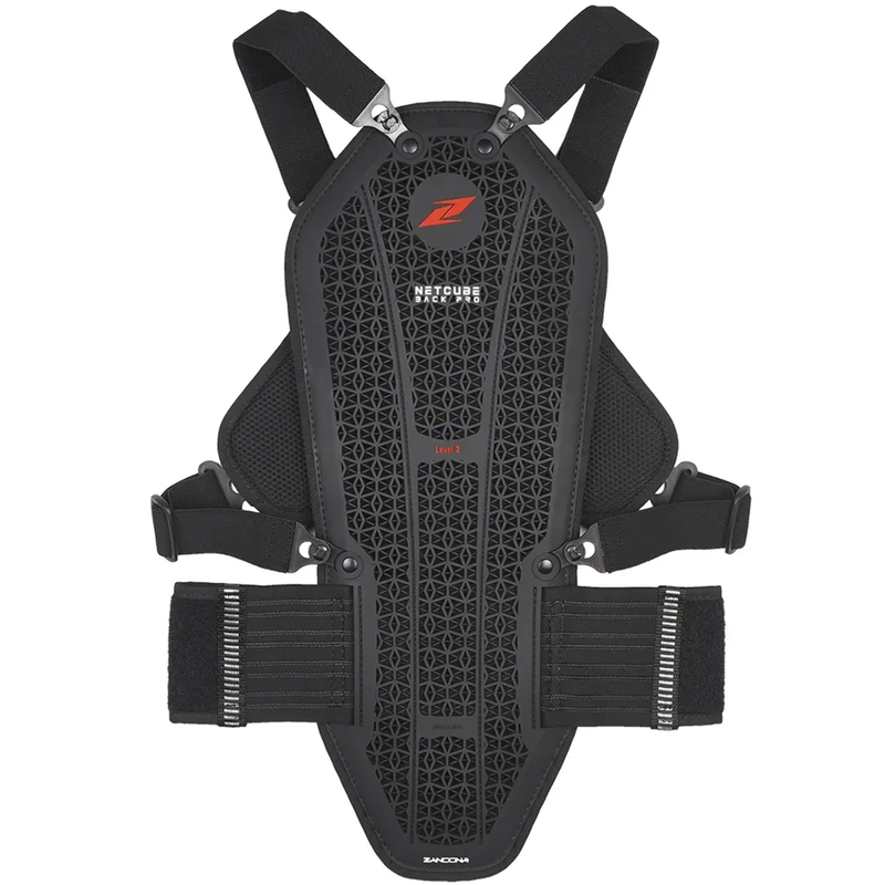 Detský chránič chrbtice a hrudníka Zandona Netcube Armour X9 čierny 151 - 165 cm
