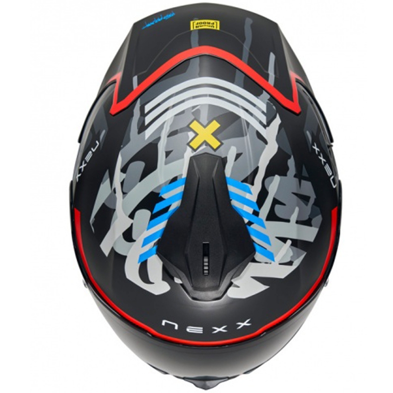 Integrálna helma na motorku NEXX Y.100R Urbangram čierno-červená