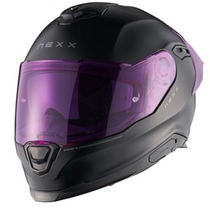 Integrálna prilba na motorku NEXX Y.100R Subsonic matná čierno-ružová