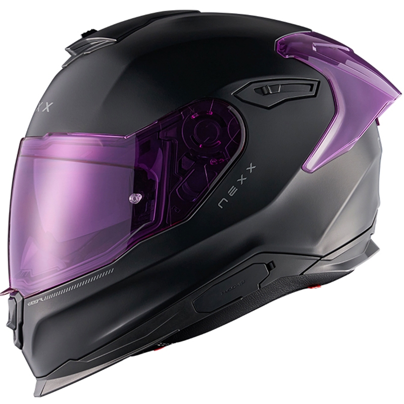 Integrálna prilba na motorku NEXX Y.100R Subsonic matná čierno-ružová