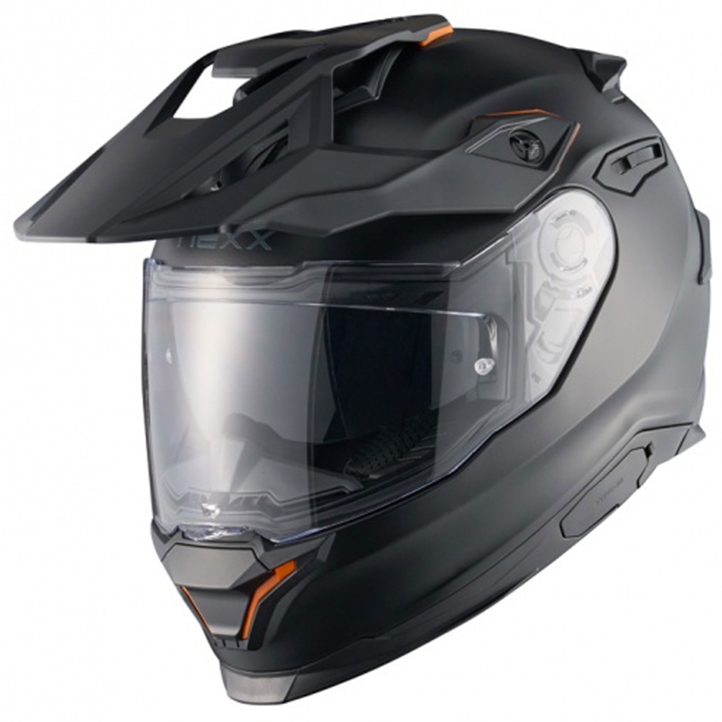 Enduro helma na motorku NEXX Y.TRAVL Plain matná čierna