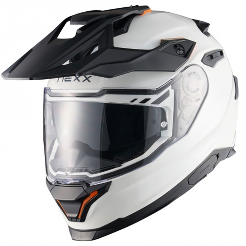 Enduro helma na motorku NEXX Y.TRAVL Plain biela