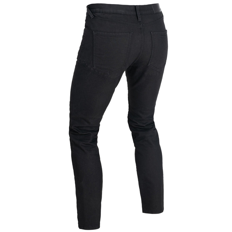 Džínsy na motocykel Oxford Original Approved AAA Slim Jeans čierne
