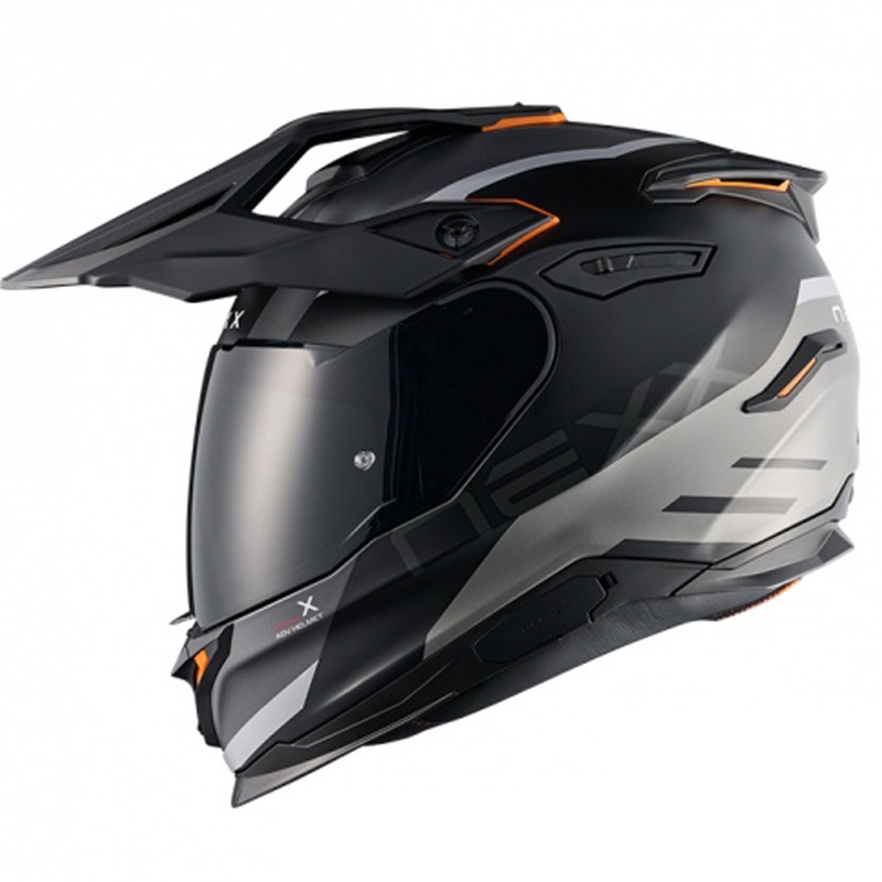 Enduro prilba na motorku NEXX Y.TRAVL Quest matná čierno-šedá