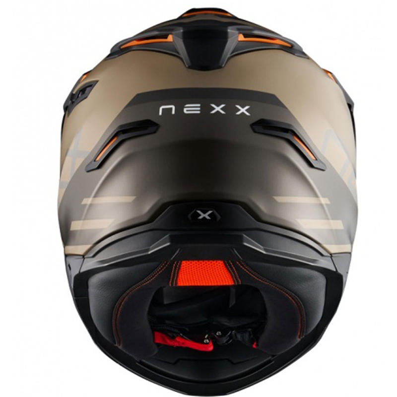 Enduro helma na motorku NEXX Y.TRAVL Quest matná pieskovo-čierna