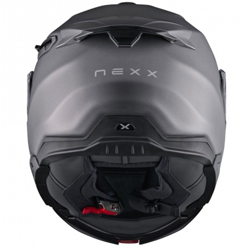 Vyklápacia prilba na motorku Nexx X.Lifetour Plain matná titánová