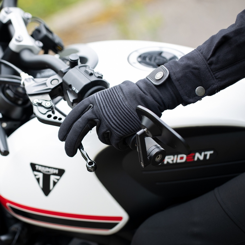 Dámske rukavice na motocykel Oxford Kickback čierne