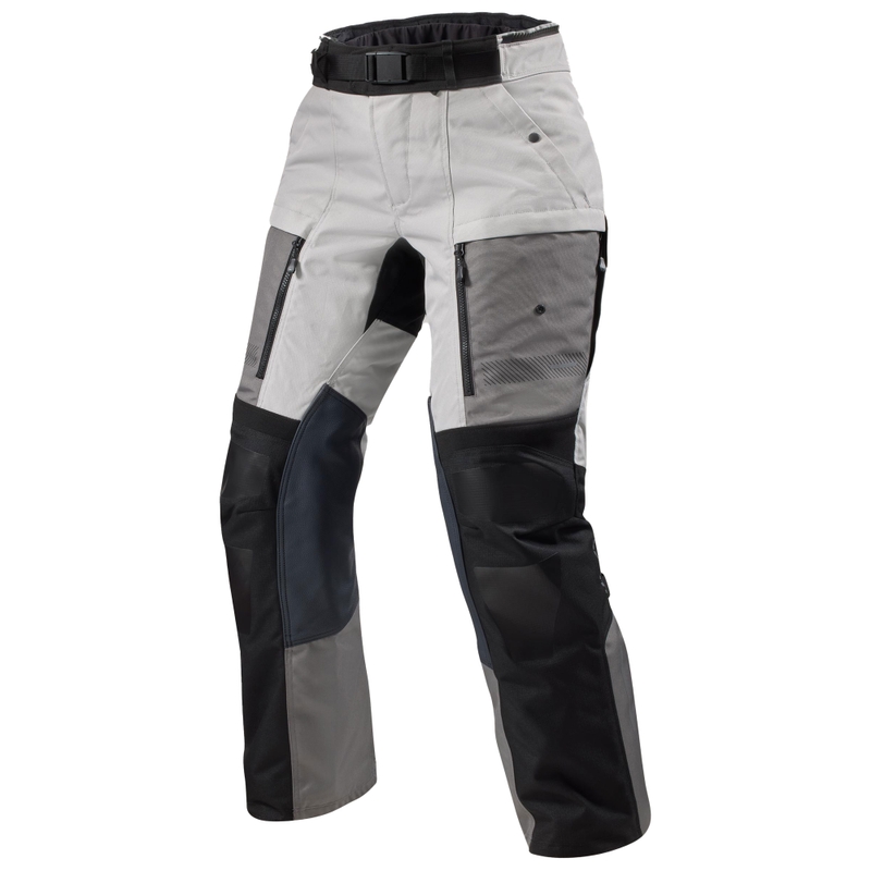 Dámske nohavice na motorku Revit Sand 5 H2O strieborno-čierne