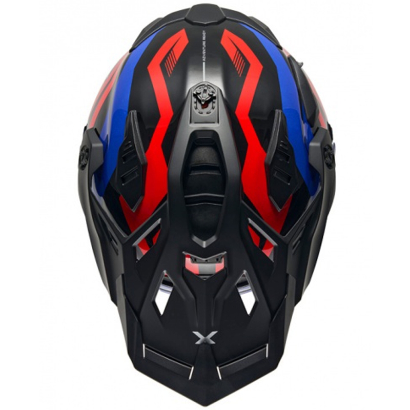 Enduro helma na motorku Nexx X.WED3 Gobi modro-červená