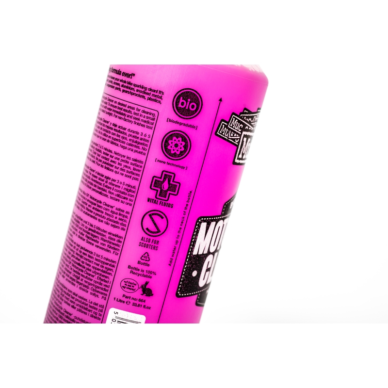 Nano-tech čistič motocyklov MUC-OFF 1 liter rozprašovač