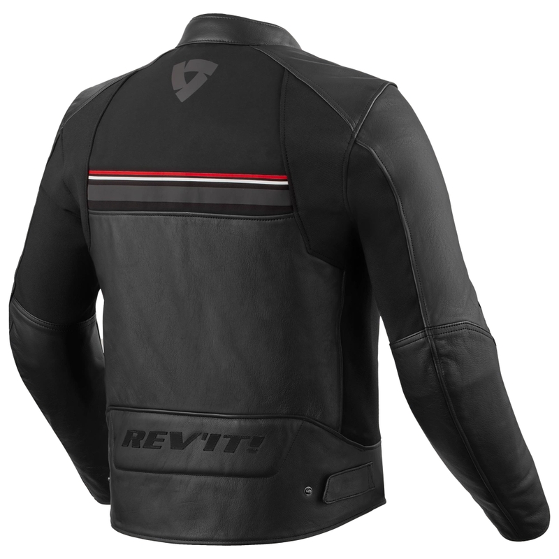 Bunda na motorku Revit Mile 2 čierno-červená