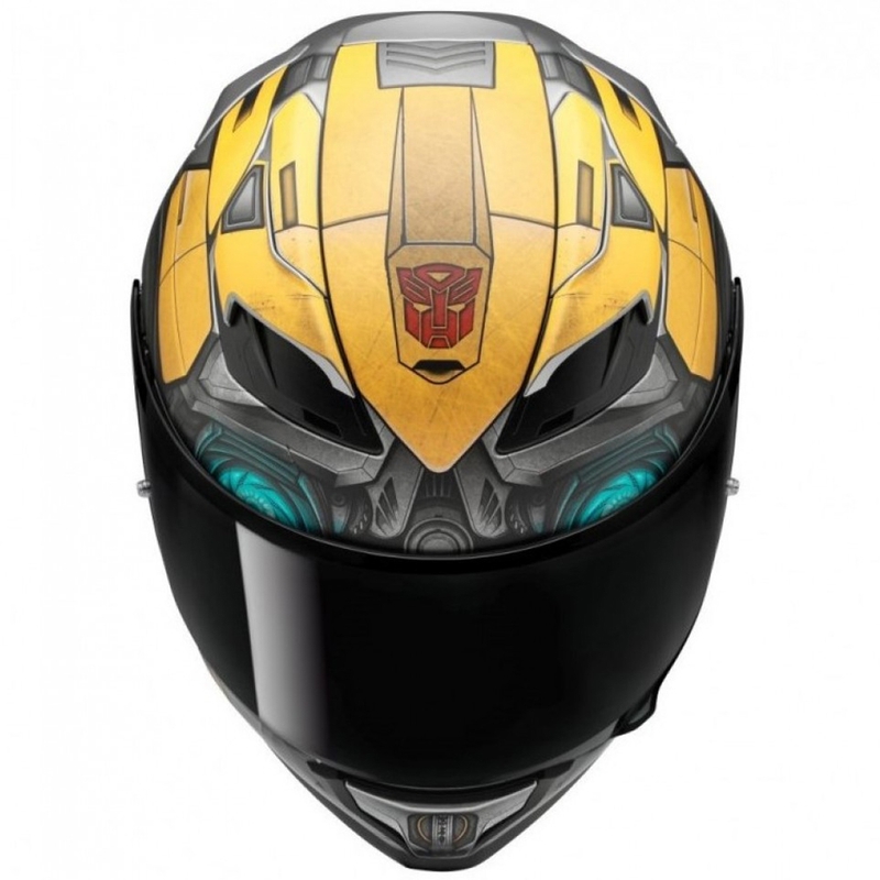Integrálna prilba na motorku HJC F71 Bumblebee Hasbro MC3SF čierno-šedo-žltá