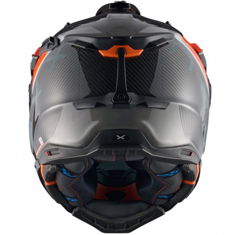 Enduro prilba na motorku Nexx X.WED3 Furka oranžovo-šedá