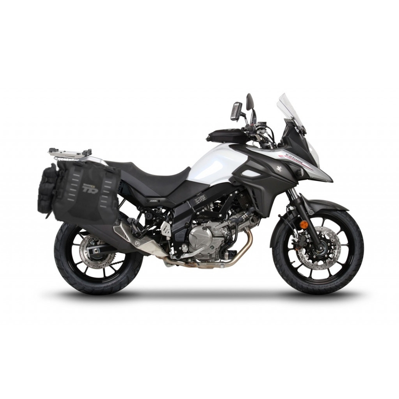 Kompletná sada sedlových brašní SHAD TERRA TR40 adventure vrátane montážnej sady SHAD SUZUKI DL 650 V-Strom