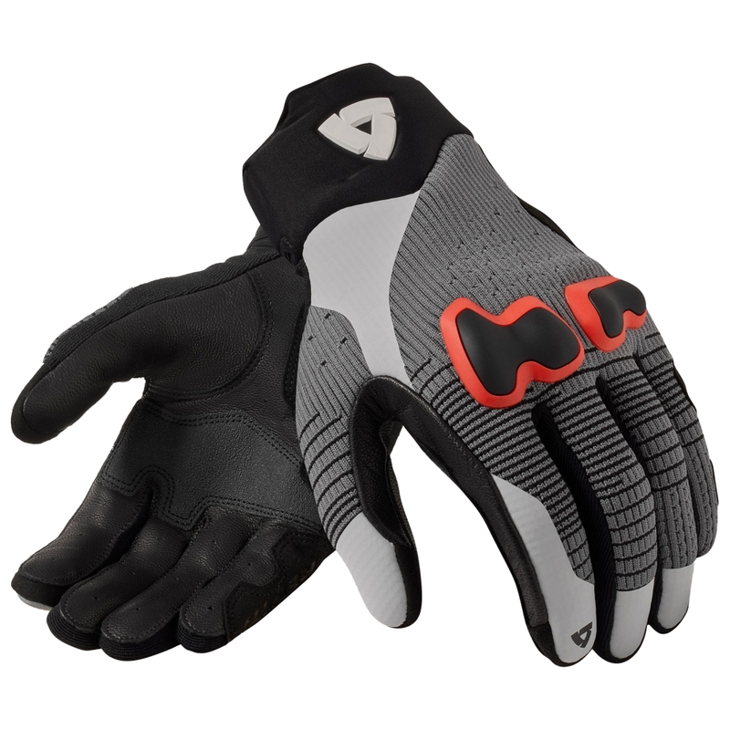 Rukavice na motorku Revit Kinetic 2 šedo-červené