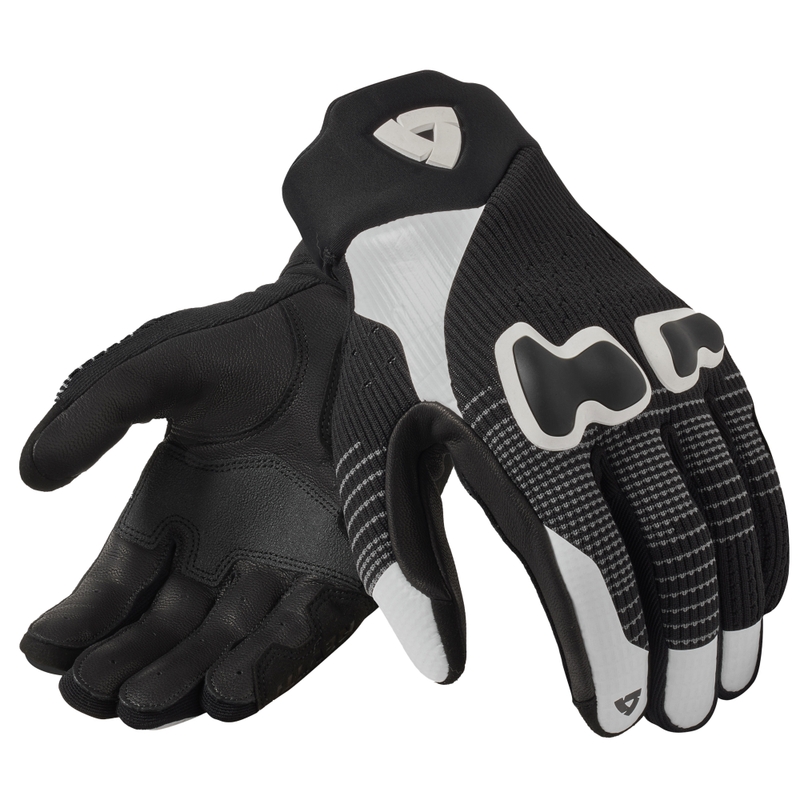 Rukavice na motorku Revit Kinetic 2 čierno-biele