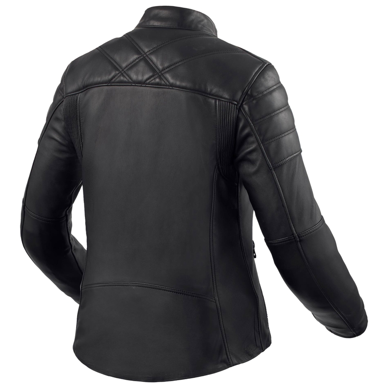 Dámska kožená bunda na motorku Revit London čierna