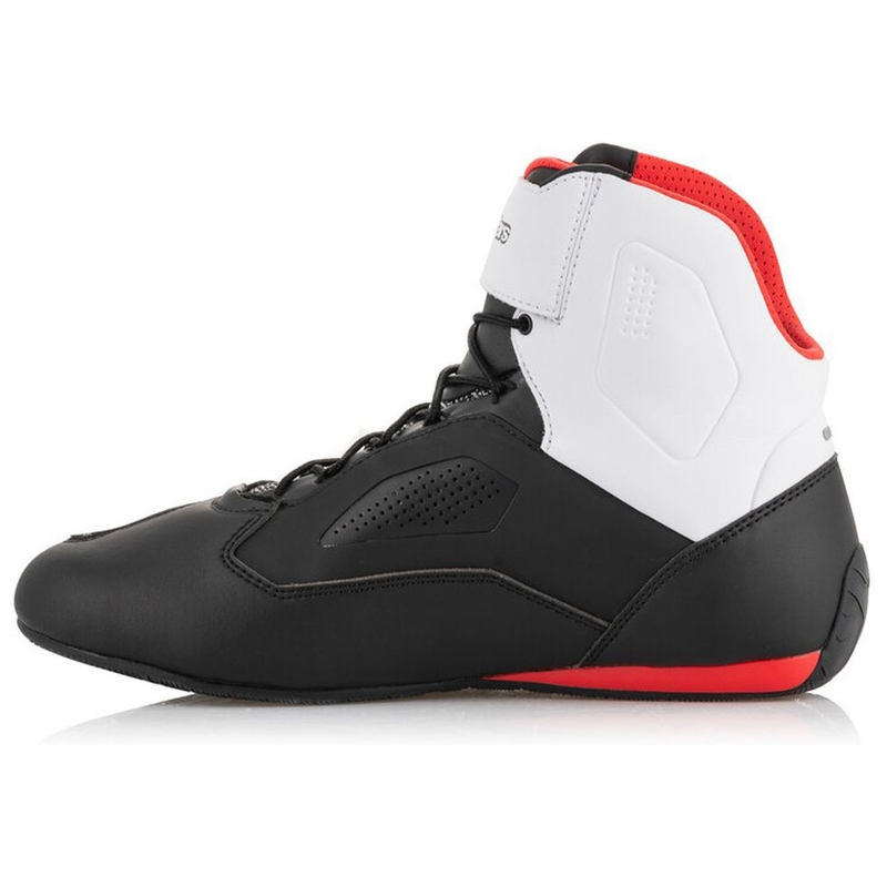 Topánky na motorku Alpinestars Faster 3 Rideknit čierno-bielo-červené