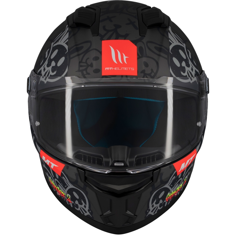 Integrálna prilba na motorku MT Stinger 2 RAM F1 čierno-šedá