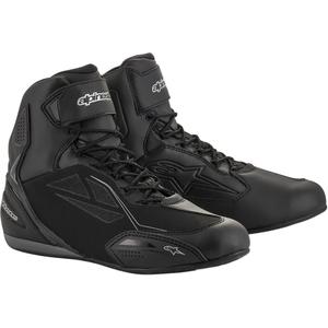 Dámske topánky na motorku Alpinestars Stella Faster 3 Drystar čierno-strieborné