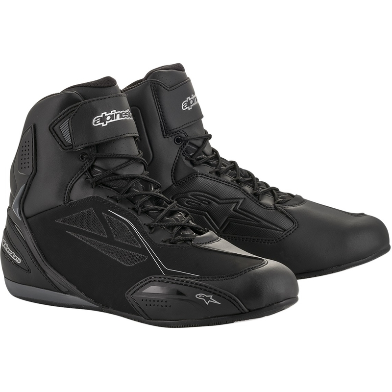 Dámske topánky na motorku Alpinestars Stella Faster 3 Drystar čierno-strieborné