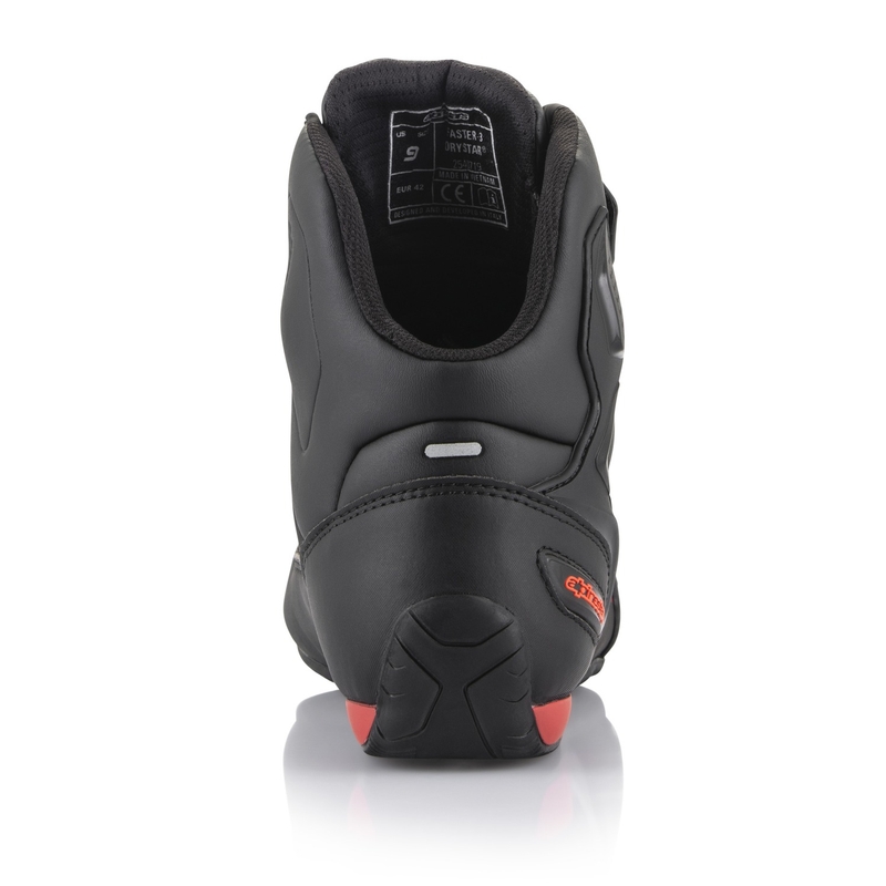 Topánky na motorku Alpinestars Faster 3 Drystar čierno-fluo červené