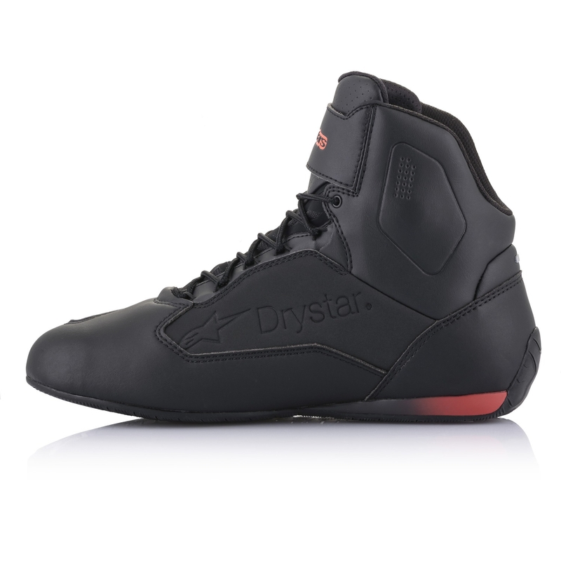 Topánky na motorku Alpinestars Faster 3 Drystar čierno-fluo červené
