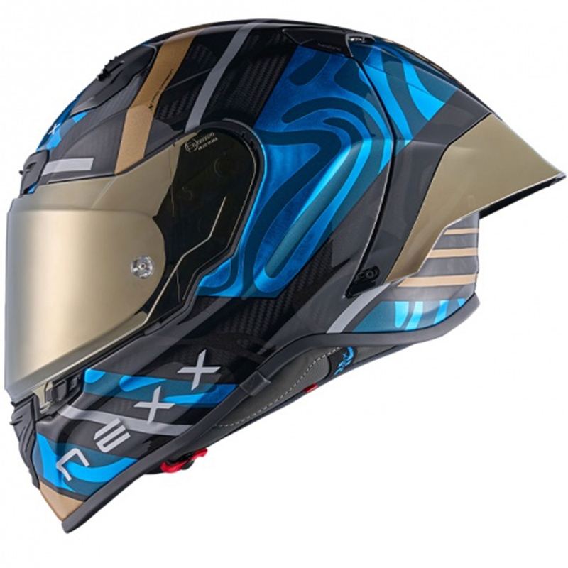 Integrálna prilba na motorku Nexx X.R3R Swirl tyrkysová